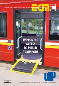 Improving Access to Public Transport
