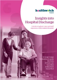 Insights Into Hospital Discharge