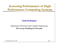 Performance Computing Systems