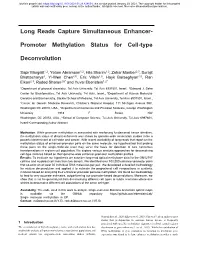 Promoter Methylation Status for Cell-Type Deconvolution