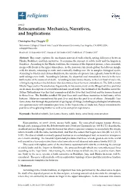 Reincarnation: Mechanics, Narratives, and Implications