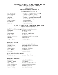 2015 Class List