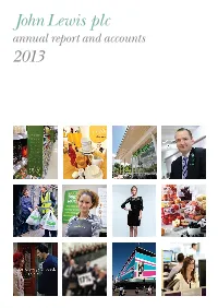 John Lewis Plc Annual Report and Accounts 2013
