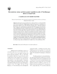 Micronutrient Cations and Their Spatial Variability in Soils of Virudhunagar District of Tamil Nadu