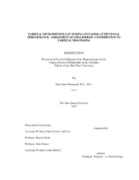 Parietal Neurophysiology During Sustained Attentional Performance: Assessment of Cholinergic Contribution to Parietal Processing