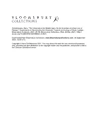 "The University in the Middle Ages: on the Invention of a New Use of Reason." Experiments in Decolonizing the University: Towards an Ecology of Study