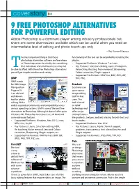 9 Free Photoshop Alternatives for Powerful Editing