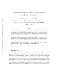 Exponential Dispersion Models for Overdispersed Zero-Inflated Count