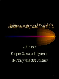 Multiprocessing and Scalability