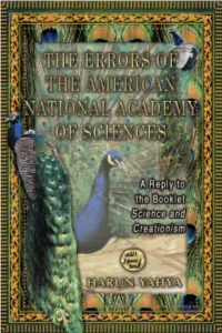Errors of the American National Academy of Sciences