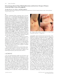 Extracutaneous Tumour Mass Following Bexarotene and Interferon Therapy of Primary Cutaneous CD30+ Large Cell Lymphoma
