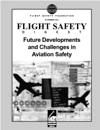 Future Developments and Challenges in Aviation Safety
