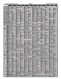Sunday Morning Grid 10/25/20 Latimes.Com/Tv Times