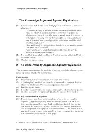 The Knowledge and Zombie Arguments
