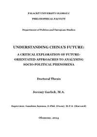 Understanding China's Future