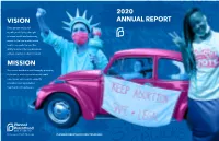 Vision Mission 2020 Annual Report