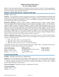 Additional Benefit Information for Line of Duty Deaths