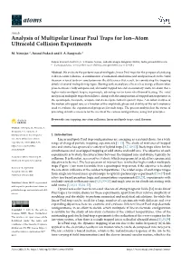 Analysis of Multipolar Linear Paul Traps for Ion–Atom Ultracold Collision Experiments