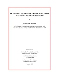 Quantifying Clovis Dynamics: Confronting Theory with Models and Data Across Scales