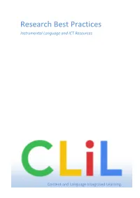 Research Best Practices