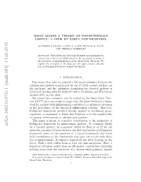 What Makes a Theory of Infinitesimals Useful? a View by Klein and Fraenkel