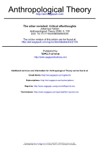 Anthropological Theory