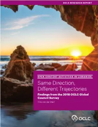 Open Content Activities in Libraries: Same Direction, Different