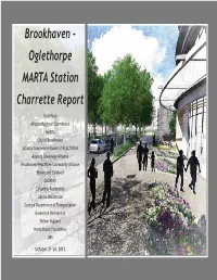 Brookhaven - Oglethorpe MARTA Station Charrette Report