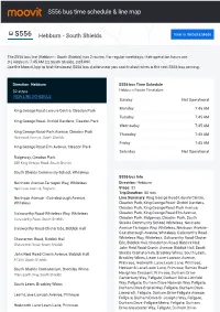 S556 Bus Time Schedule & Line Route