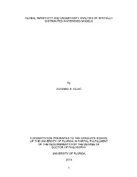 1 Global Sensitivity and Uncertainty Analysis Of