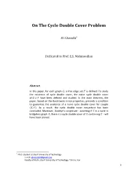 On the Cycle Double Cover Problem