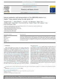 Science Exploration and Instrumentation of the OKEANOS Mission to a Jupiter Trojan Asteroid Using the Solar Power Sail