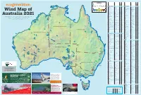Wind Map of Australia 2021
