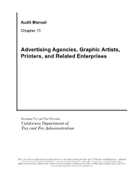 Audit Manual Chapter 11