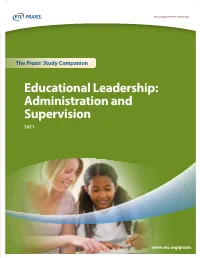 Educational Leadership: Administration and Supervision 5411