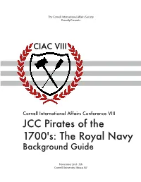 JCC Pirates of the 1700'S: the Royal Navy Background Guide