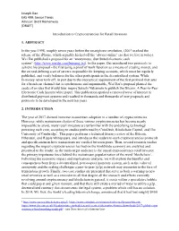 Joseph Gao EAS 499: Senior Thesis Advisor: Brett Hemenway [DRAFT]