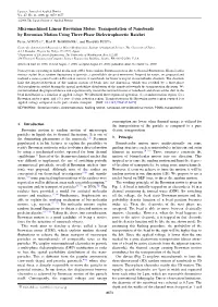 Micromachined Linear Brownian Motor: Transportation of Nanobeads by Brownian Motion Using Three-Phase Dielectrophoretic Ratchet � Ersin ALTINTAS , Karl F