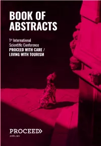 Proceed with Care Living with Tourism —
