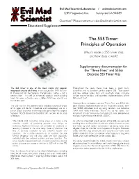 The 555 Timer: Principles of Operation