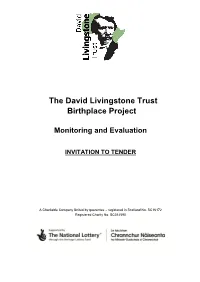 The David Livingstone Trust Birthplace Project