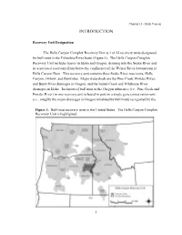 Bull Trout Recovery Plan App Introduction