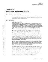 Chapter 18 Recreation and Public Access