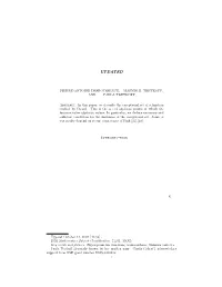 Transcendence of Values at Algebraic Points for Certain Higher Order Hypergeometric Functions (Updated)