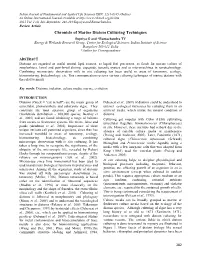 Chronicle of Marine Diatom Culturing Techniques