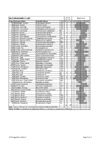 ELZ Dragonfly List Rev 4.Xlsx