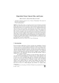 Hyperbolic Prism, Poincaré Disc, and Foams
