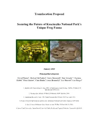 Reintroduction Proposal KNP 27012013