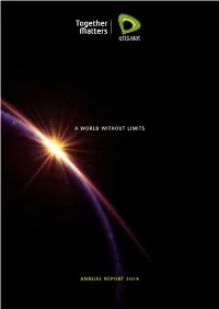Annual Report 2019 a World Without Limits
