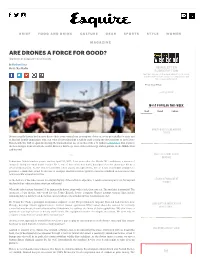 ARE DRONES a FORCE for GOOD? How Drones Are Being Used to Benefit Society